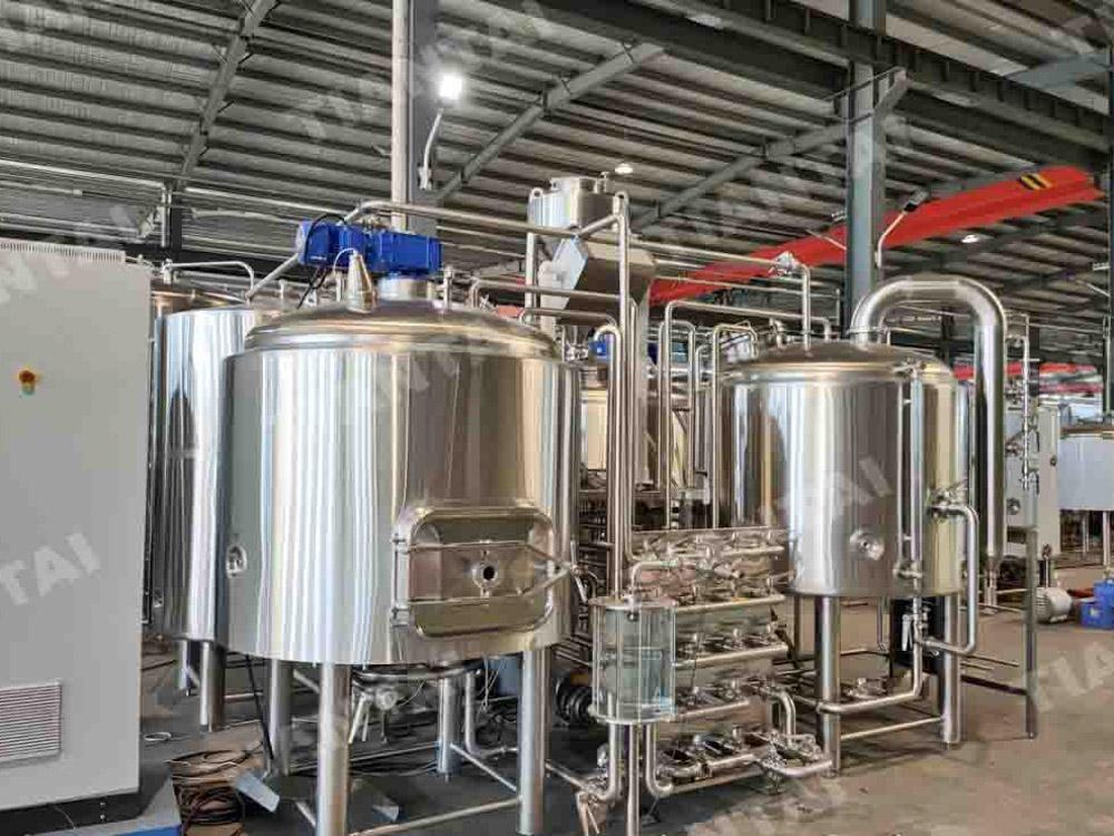 1000L stainless steel beer brewing equipment shipped to France